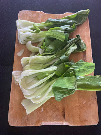 foglie di pak choi