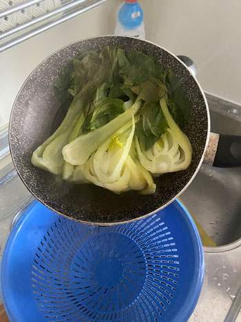 foglie di pak choi