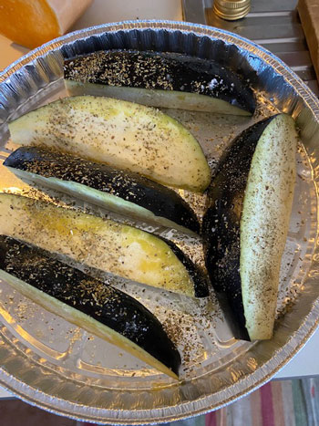 couscous di melanzane alla griglia