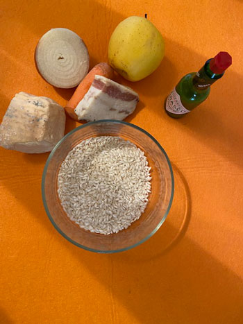 risotto mele e taleggio