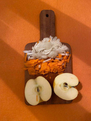 risotto mele e taleggio