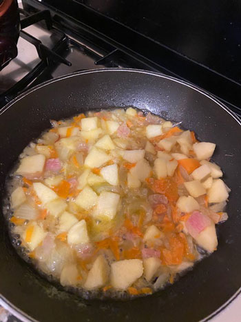 risotto mele e taleggio