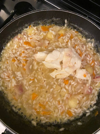 risotto mele e taleggio