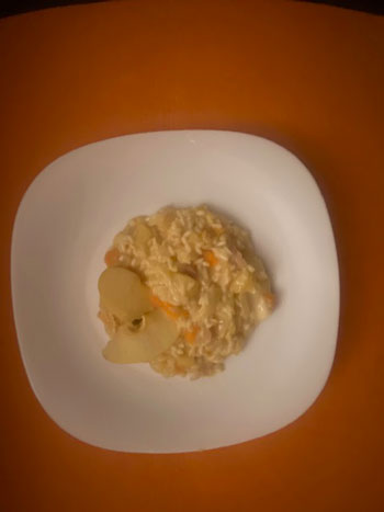 risotto mele e taleggio