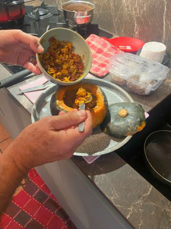 zucca al forno